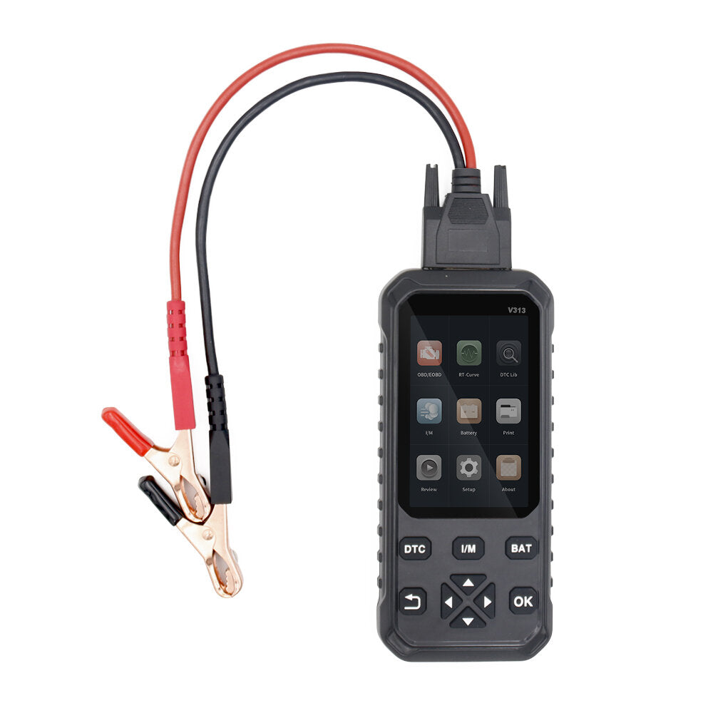 ODB2 LCD Display Engine Code Reader Car Diagnostic Tool Free Update Automotive Scanner OBDII Battery Tester