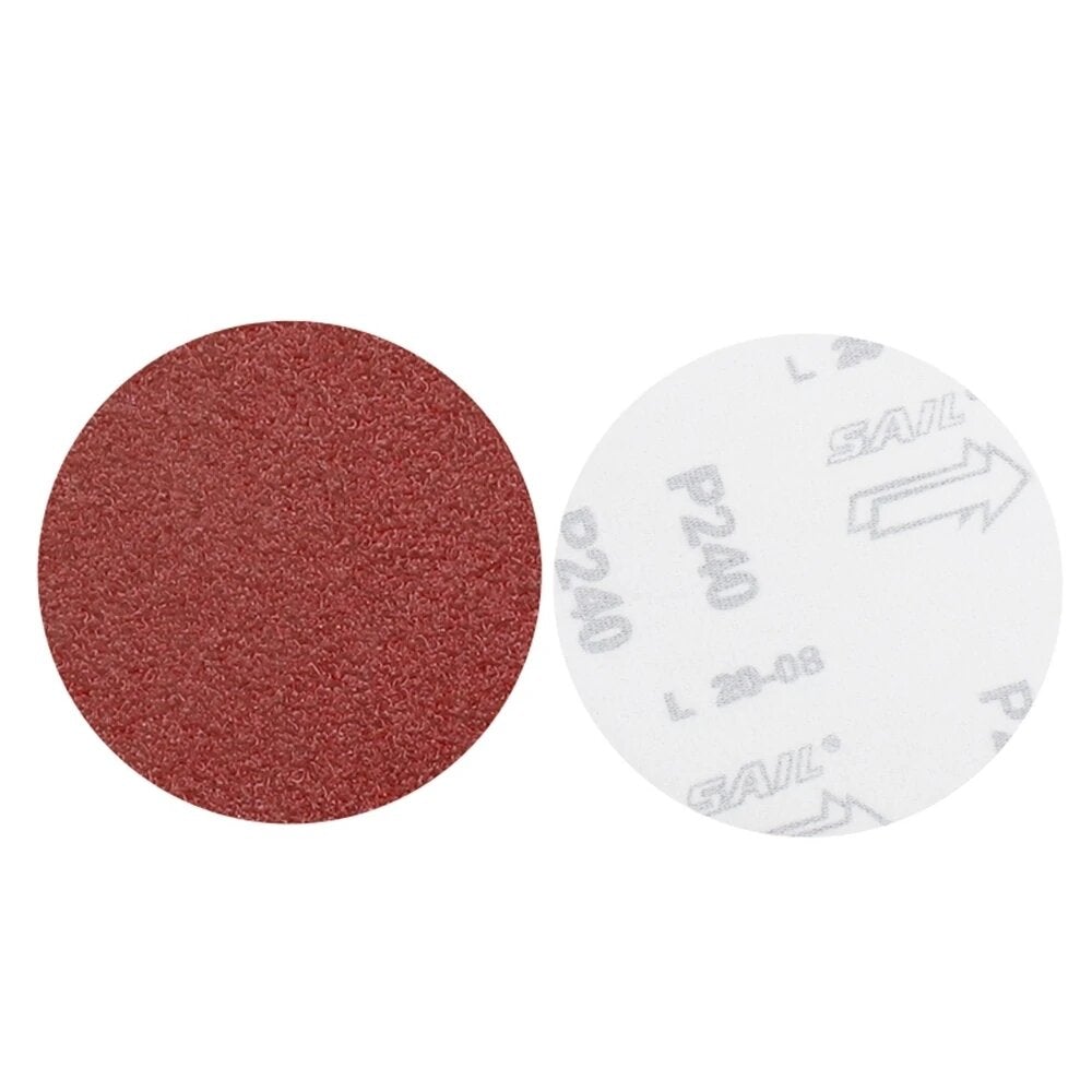 122pcs 2 Inch Sanding Disc Round Abrasive Dry Sandpaper with Back-up Pad for Polishing