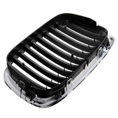 Chrome Black Front Grille Grill For BMW 5 Series