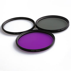 3 in 1 UV CPL FLD 49/52/55/58/62/67/72/77mm Lens Fliter for DSLR Camera