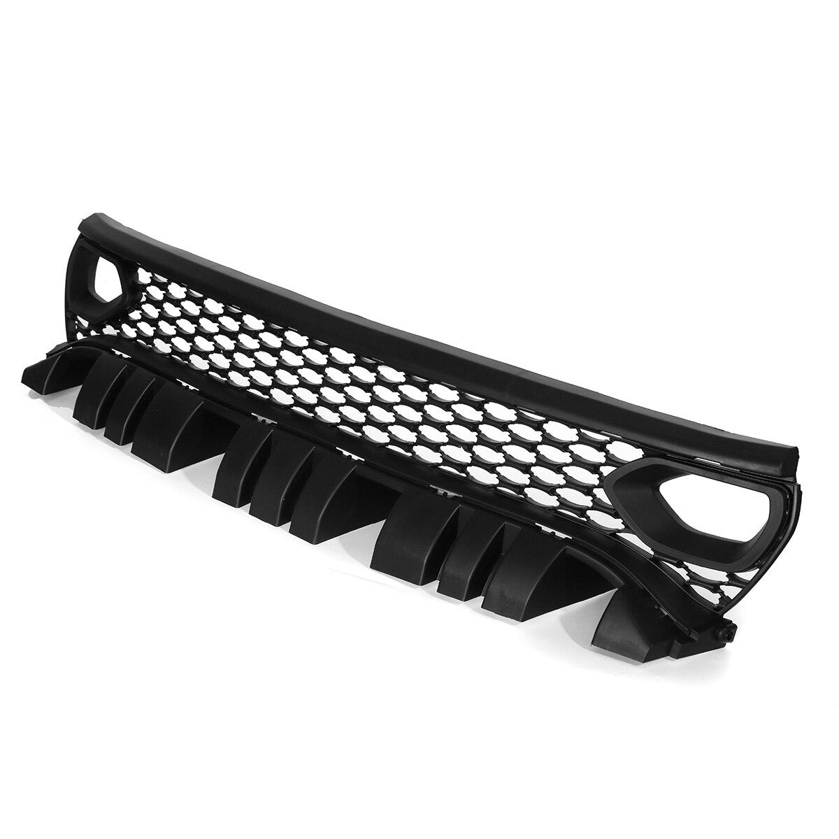 Upper Grille with Bezels Dual Inlets Black For Dodge Charger SRT Scat Pack