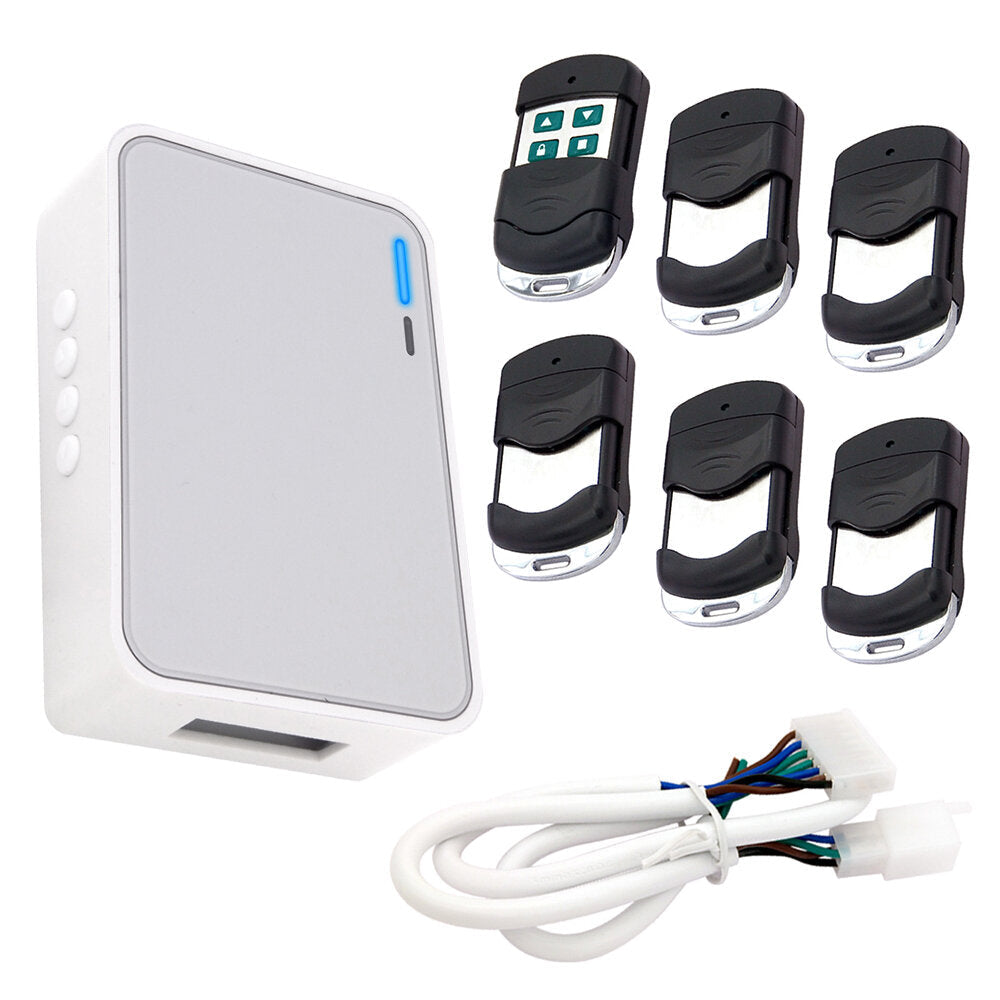 Tubular Motor Rolling Door Remote Control Garage Shutter Door 433Mhz Controller Door Wireless Receiver Set