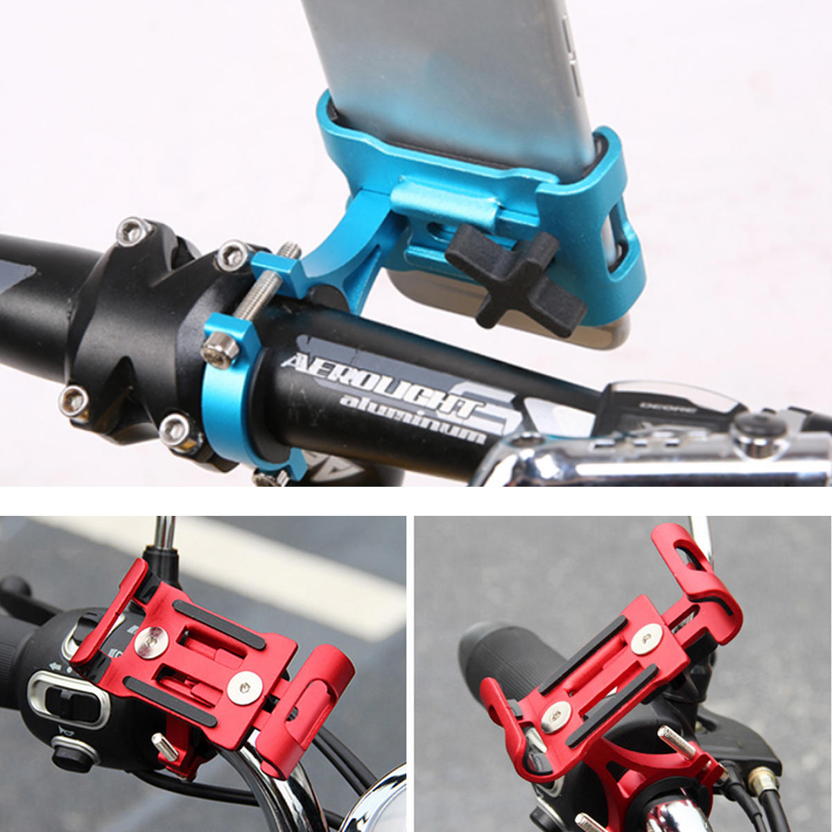 Electric Scooter Motorcycle E-bike Bike Bicycle Cycling Handlebar Phone Holder