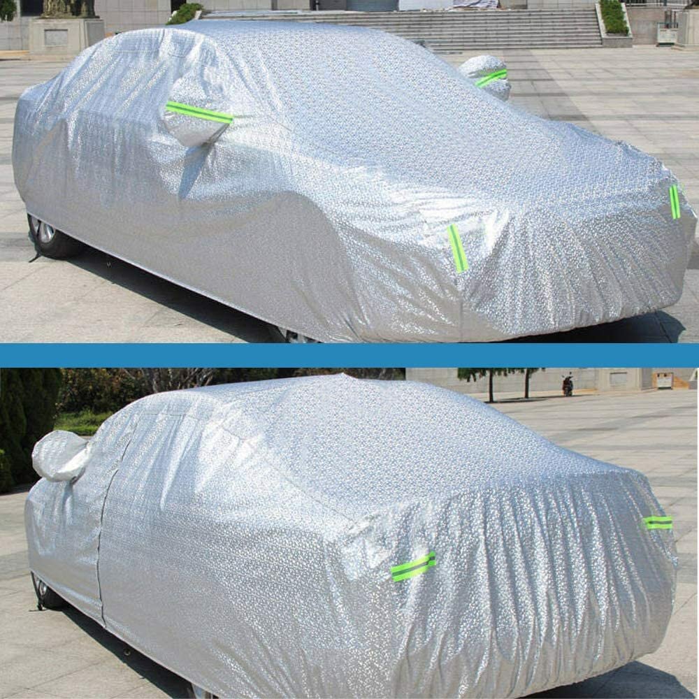 Full Car Cover Reflective Strip Waterproof Anti Snow Sun Shade Anti UV Dustproof