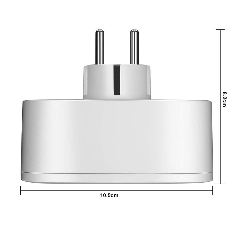 Smart WiFi Socket Remote Control Outlet Voice Control Wireless Switch Plug Works With Google Home Alexa Voice Control For Tuya 16A