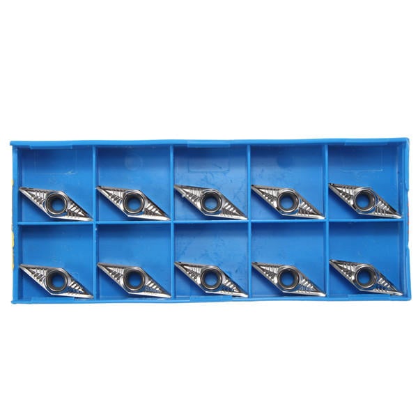 10pcs Carbide Inserts Lathe Tool for Aluminum
