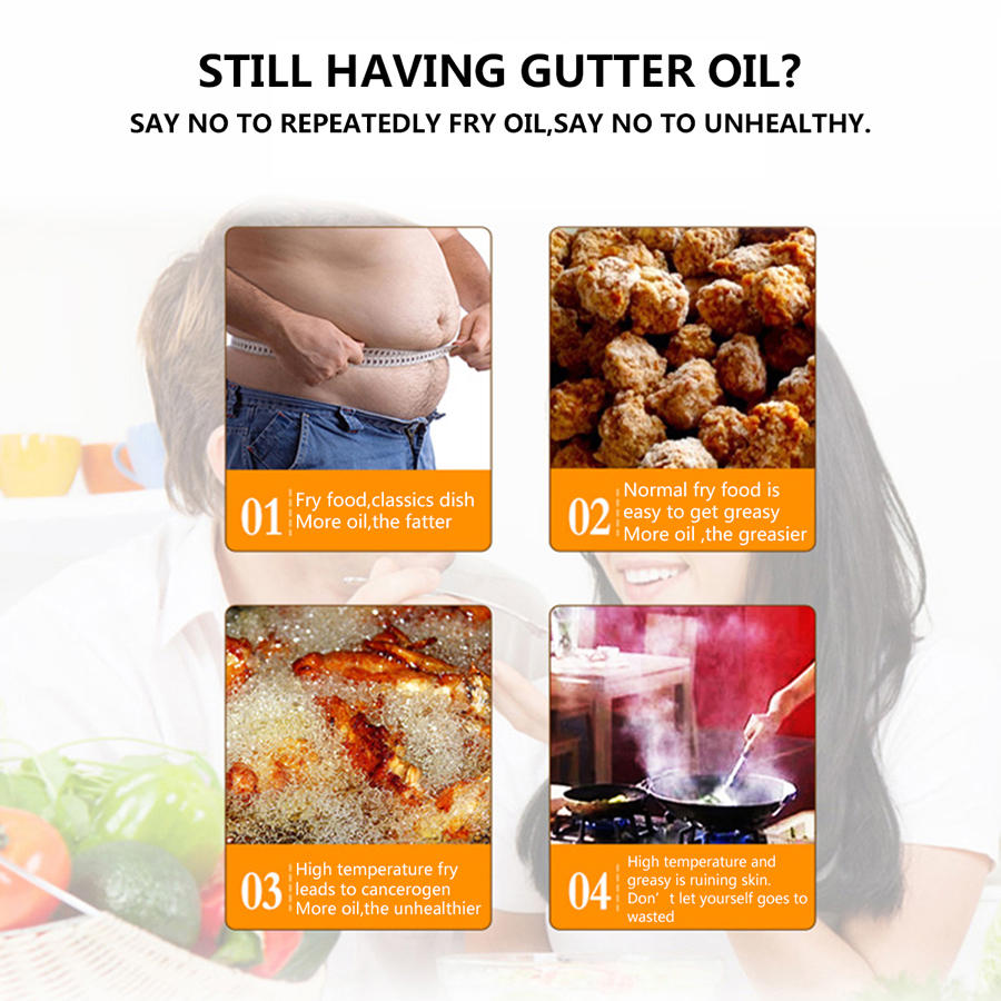 Air Fryer Household Circulation Fume Free Non-stick Frying Pan Intelligent Mobile-UK-Black