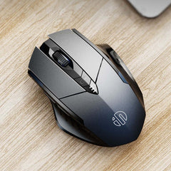 USB Rechargeable Wireless Gaming Mouse 2.4GHz Receiver Bluetooth 5.0 Triple 1600DPI Optical Mouse for PC Laptop Computer