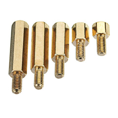M3BH4 100Pcs M3 Male-Female Brass Hex Standoffs Support Spacer Pillar Screw for PCB Board