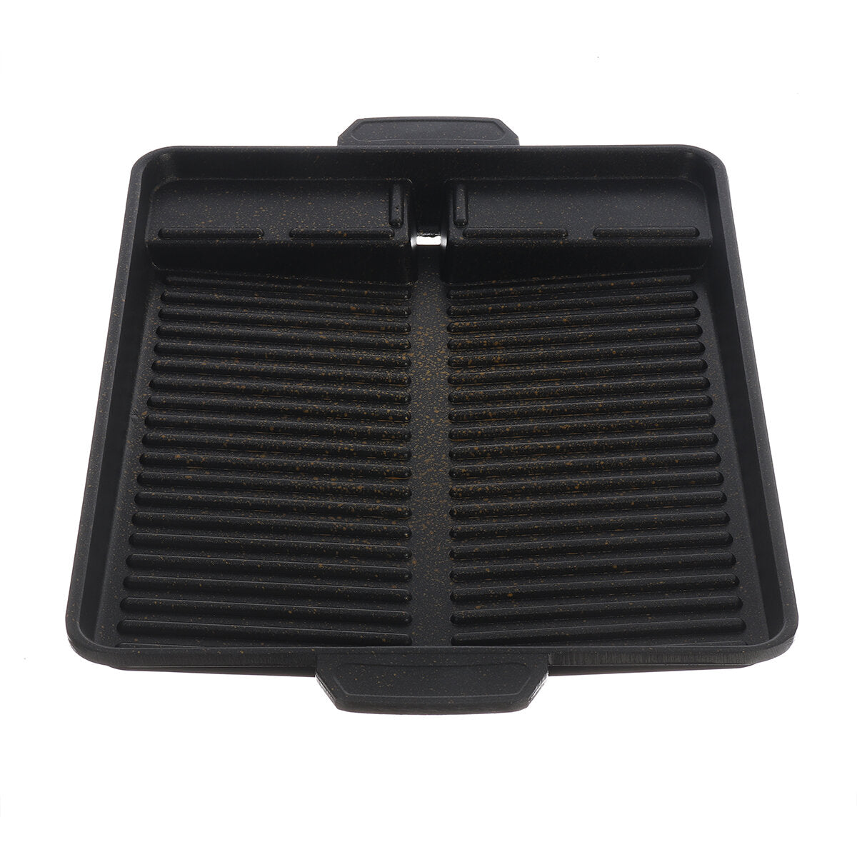 BBQ Grill Tray Cooking Plate Maifan Stone Coating Outdoor 32.5*26*4CM