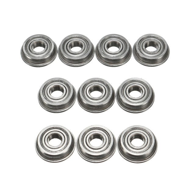 10pcs 5mmx13mmx4mm Double Shielded Flanged Ball Bearing