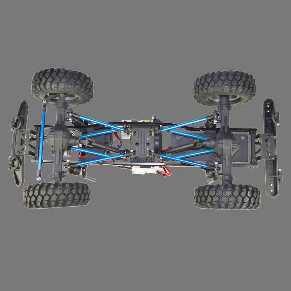 RAMBLER 2.4G 4WD 1/10 RC Car Crawler Vehicle Models 40A Brush ESC 550/17T Motor RTR
