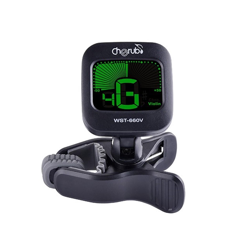 Adjustable Clip on Tuner with LCD Display for Violin