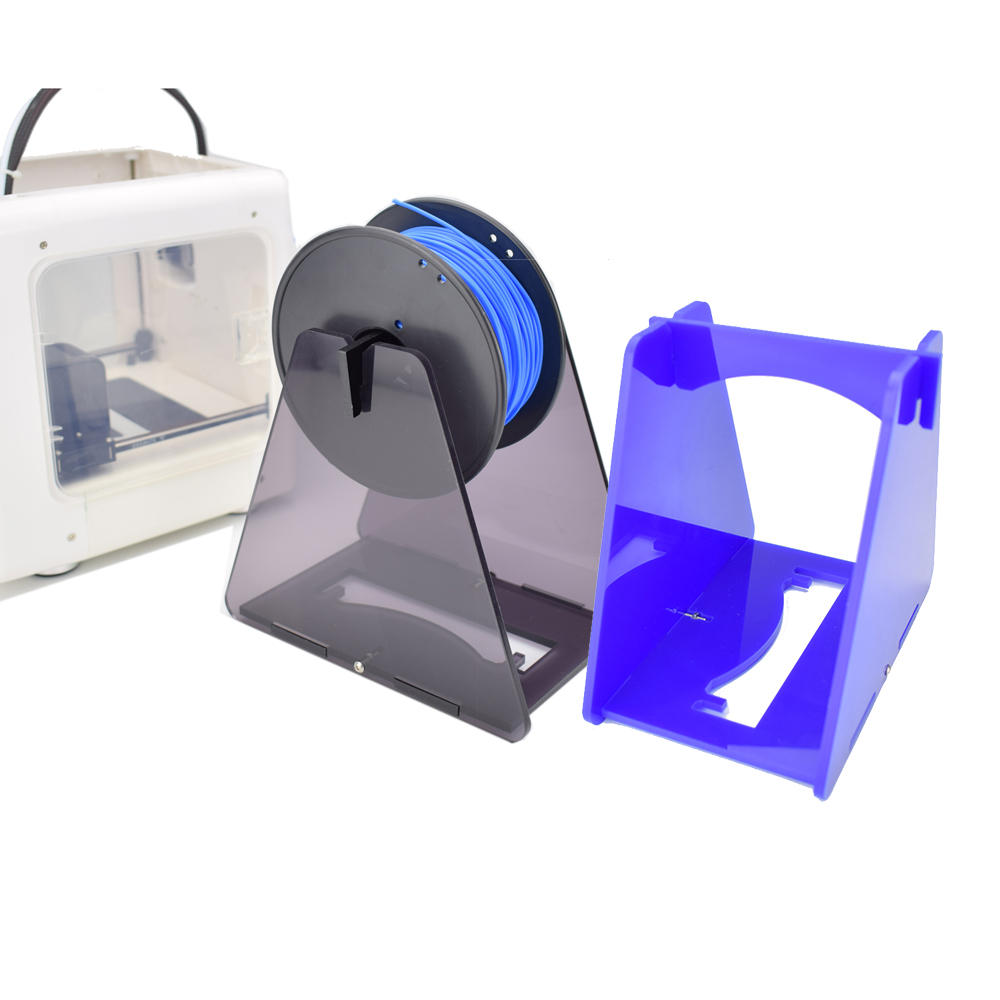 Blue/Grey/Orange Acrylic Assembly Bracket 3D Printer Filament Holder