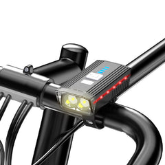 Bicycle Front Head Light 5-Modes Double XPE Ultra Bright Long Shoot Spotlight Night Cycling Warning Lamp
