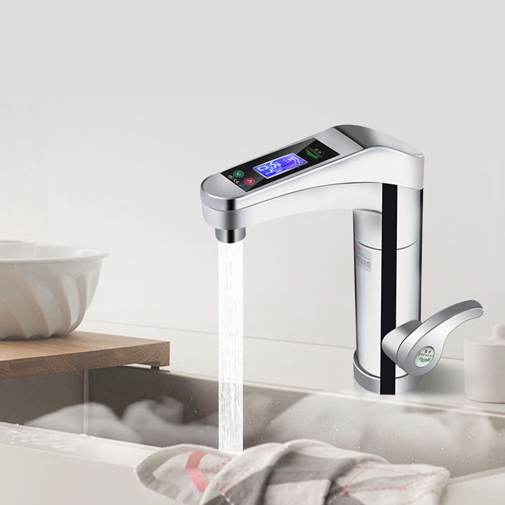 500-3500W Rotatable Water Faucet Instant Electric Faucet Hot And Cold Water Heater For Home