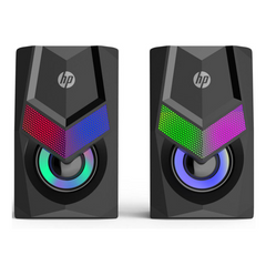 Computer Speaker 2.0 Channels Stereo Multimedia LED Backlighting USB+3.5mm Wired Speaker for Computer TV PC Laptop