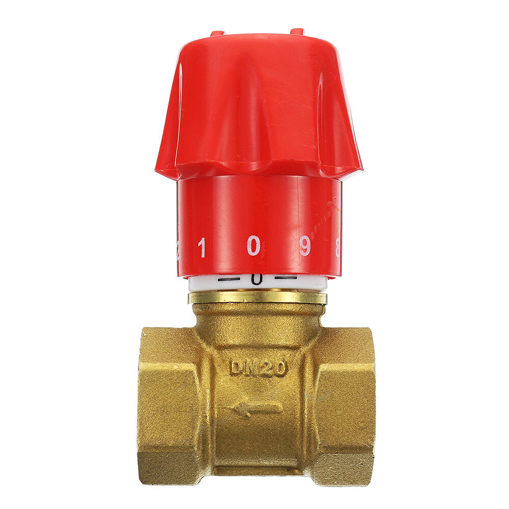 1/2" 3/4" 1" Brass One Way Flow Control Valve Auto G Thread Female Valves Switch
