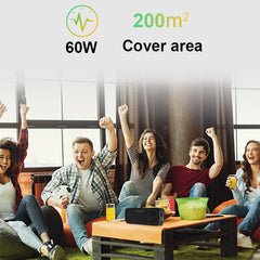 Portable Bluetooth 5.0 Speaker High Power Bass Subwoofer 60W Waterproof Outdoor Speakers Boombox AUX TF Hi-Fi Loudspeaker Music Box