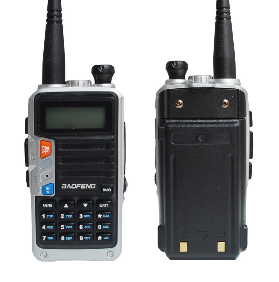 Dual Band Frequency Two Way Radio 136-174/400-520Mhz Ham CB Radio 128 Channels Walkie Talkie