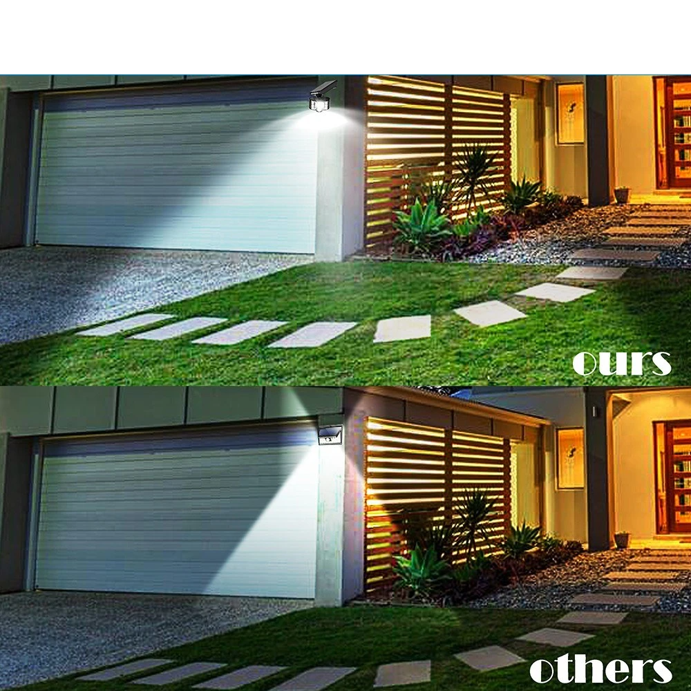 Solar Powered Wall Mounted Spotlight 360° Adjustable Wirelessly Motion Sensor Secure Lamp 8 LEDs