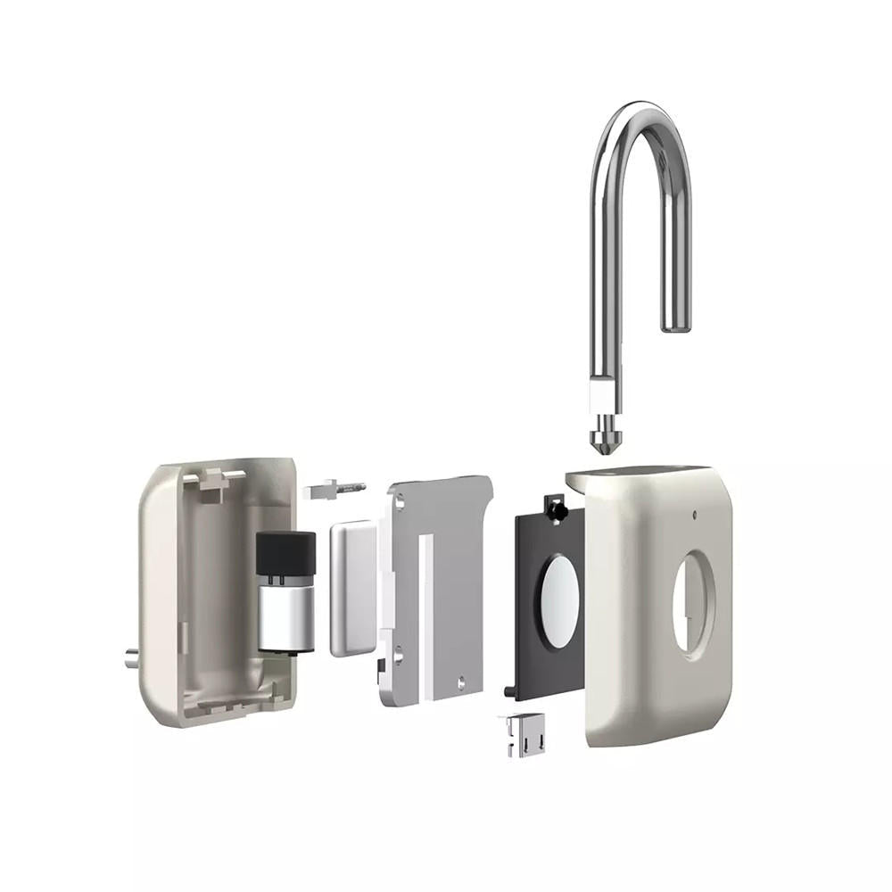 USB Rechargeable Smart Fingerprint Padlock Door Lock Waterproof Keyless Anti Theft Travel Luggage Drawer Safety Lock from