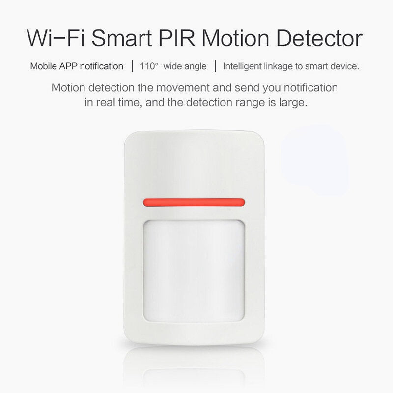 Smart WiFi Infrared Detectors Wireless Motion Sensor Compatible With Tuya Smart Life APP For Alarm System