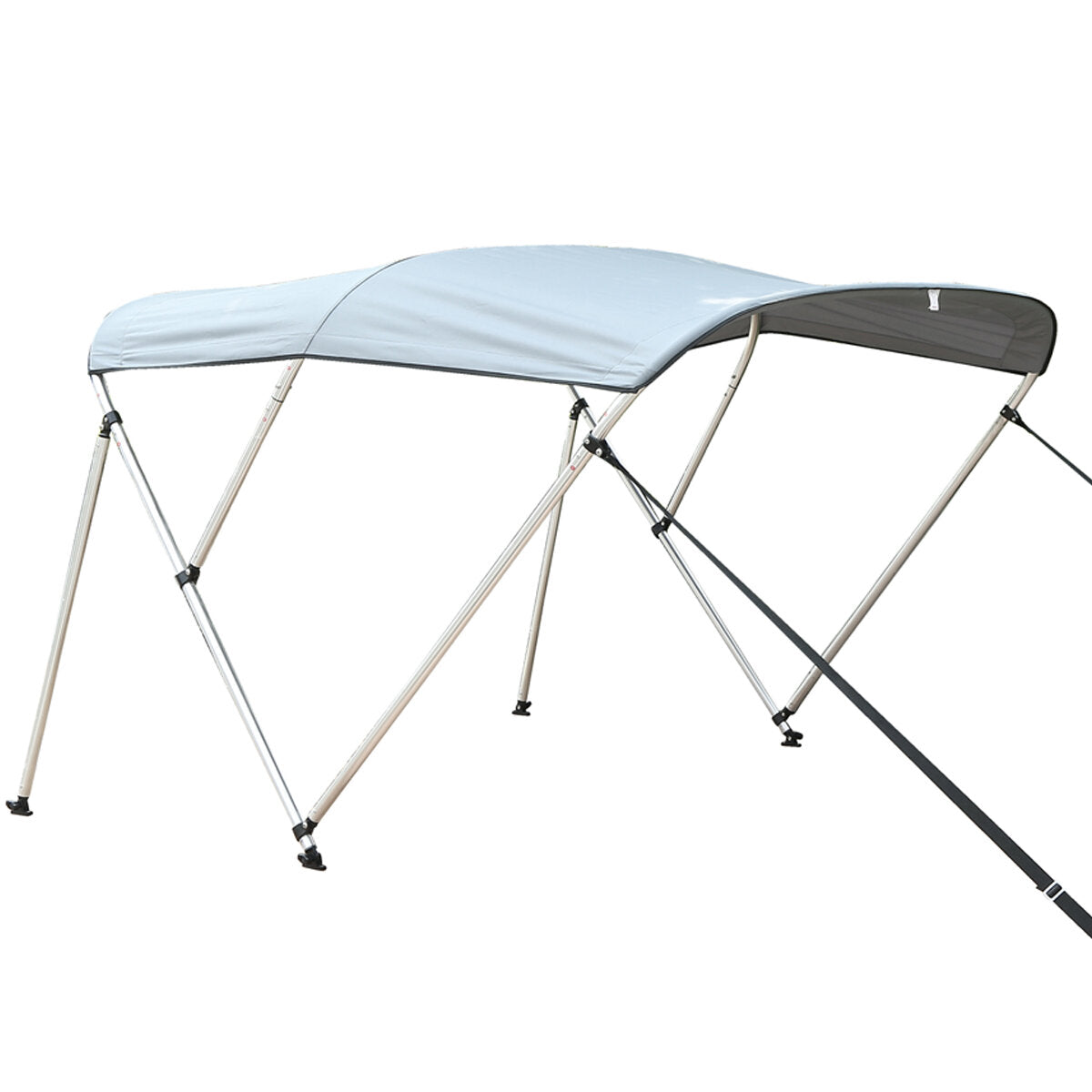 3 Bow Bimini Top Replacement Canvas Cover W/Boot Cover Frame UV Resistant