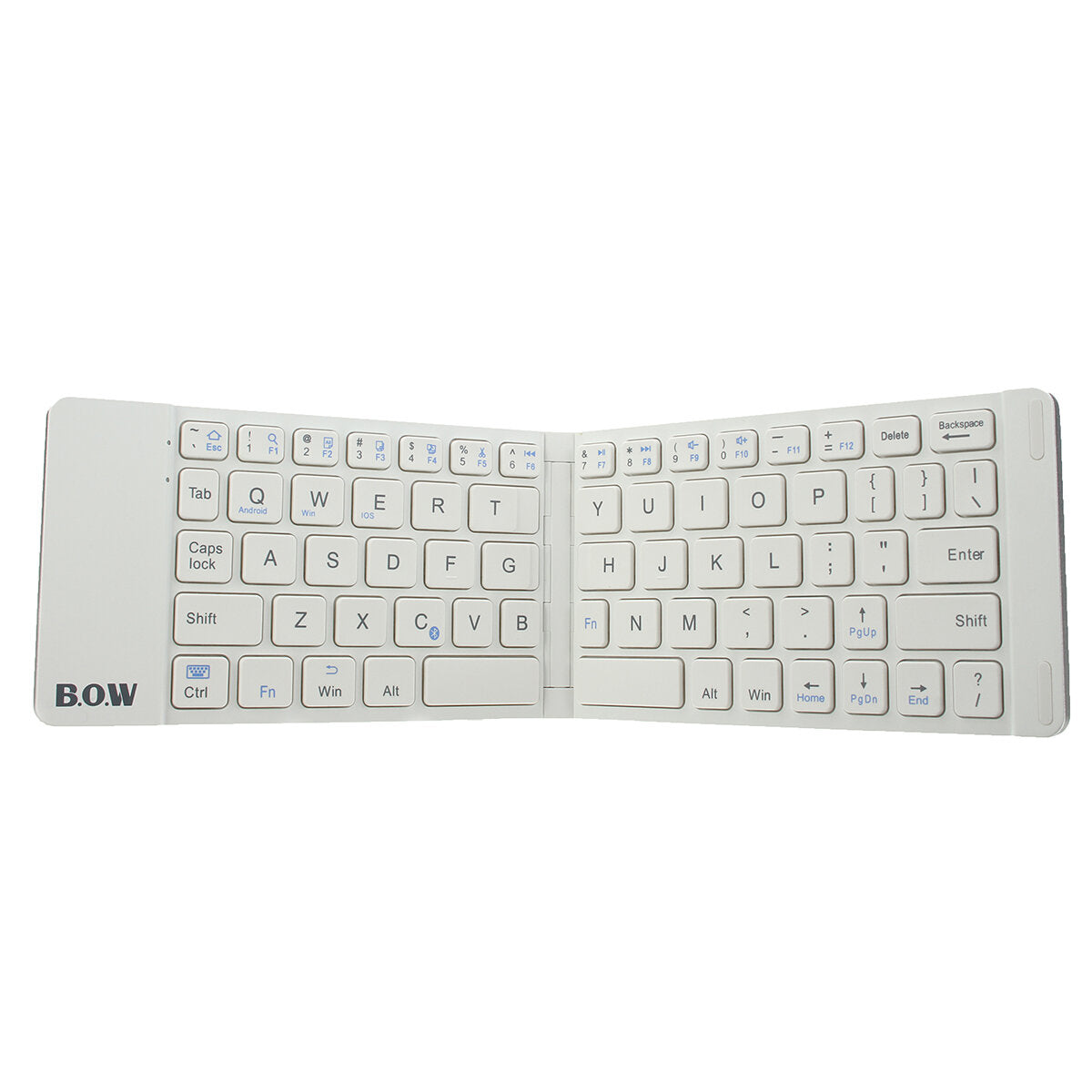 Small Size Foldable Bluetooth Aluminum Alloy Bottom Shell Keyboard