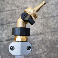2Pcs Garden Hose Repair Fittings Aluminum Male and Female Hose End Water Hose Repair Connector