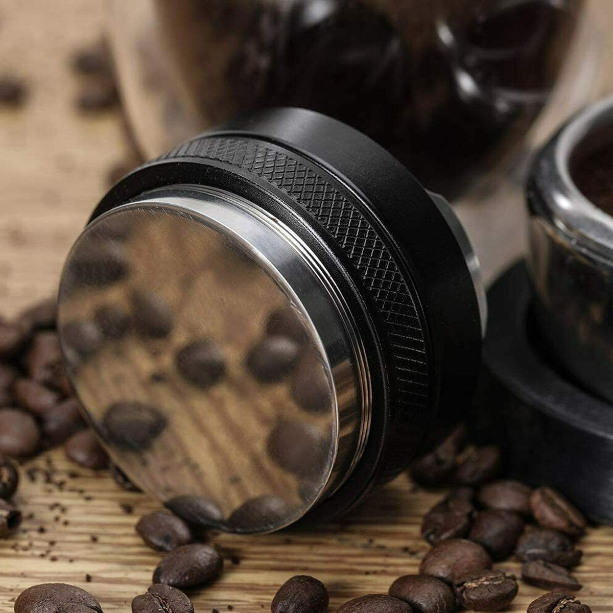 53mm Coffee Distributor Tamper Dual Head Leveler Tool Fits For Breville Aluminum