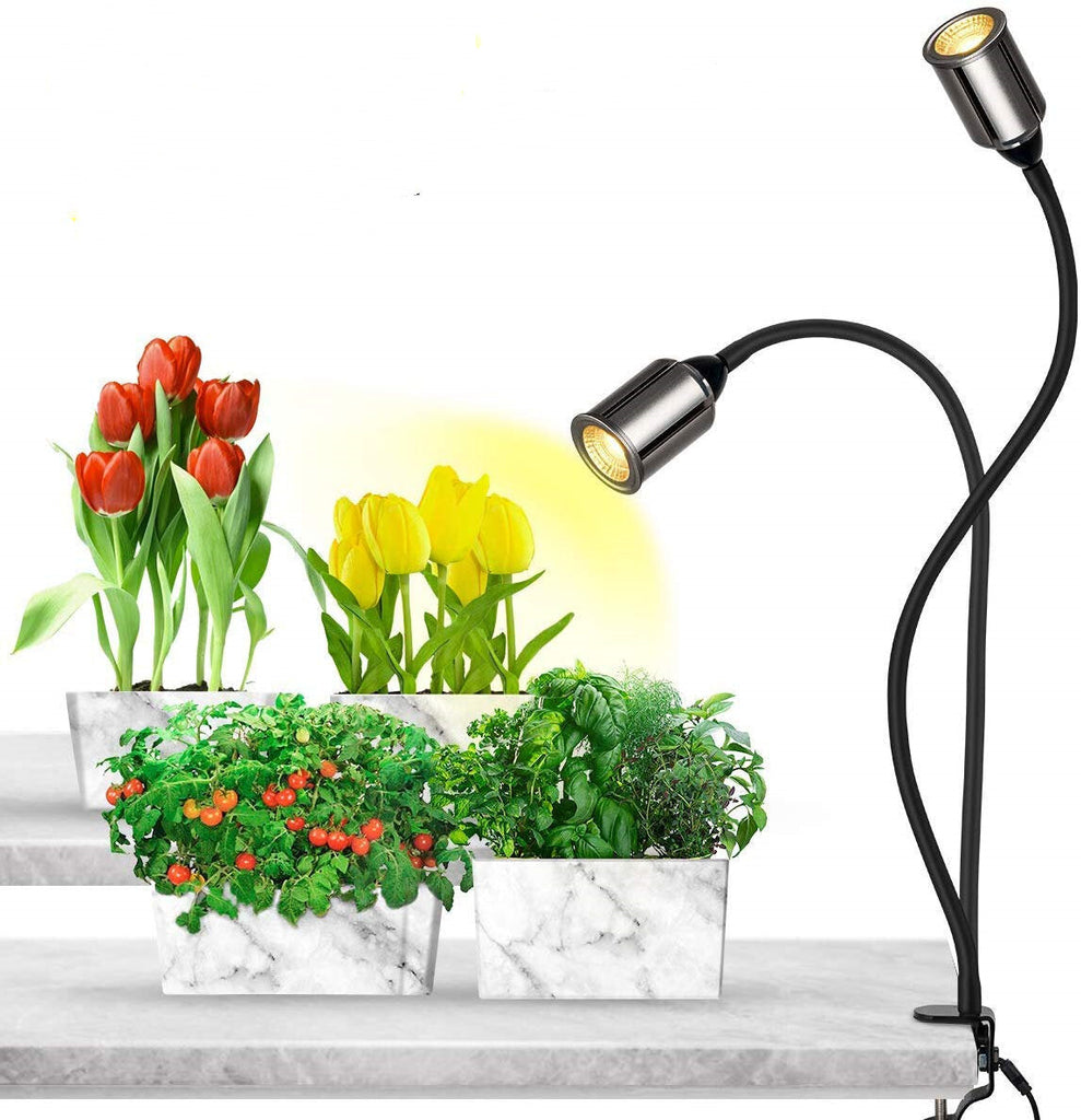 Yellow Light Full Tube Enough Double-headed Three-Speed Five-speed Dimming LED Plant Light