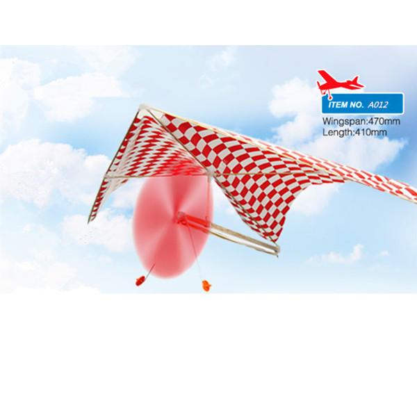 5PCS Rubber Powered Parasol Glider A012 Aircraft Plane Toy Assembly Model