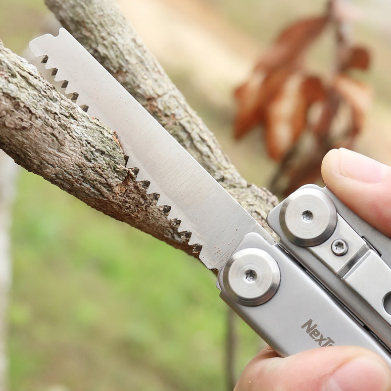 Folding Blade Knife Outdoor Tools Hand Set 16 IN 1 Multi-Tool Pliers Screwdrivers Can Opener Camping