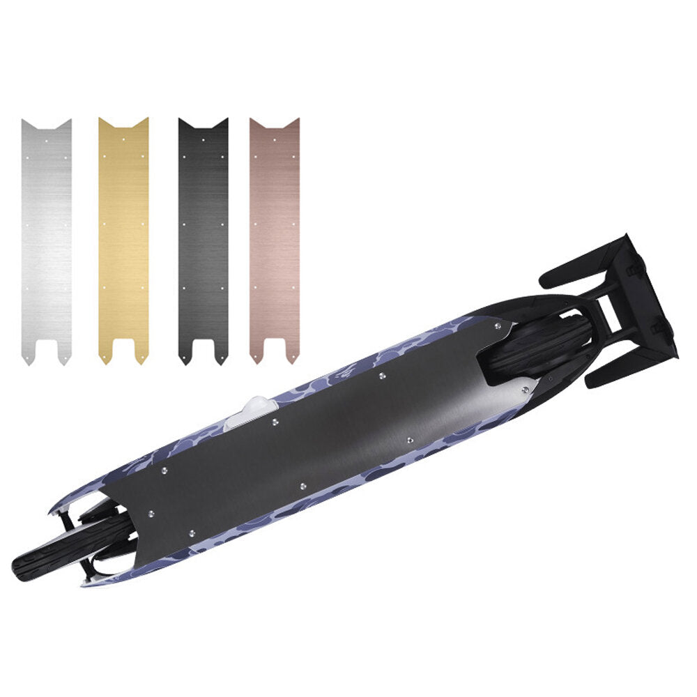 Electric Scooter Chassis Armor 304 Stainless Steel Scooter Battery Bottom Cover Protection Waterproof Cycling Scooter Accessories