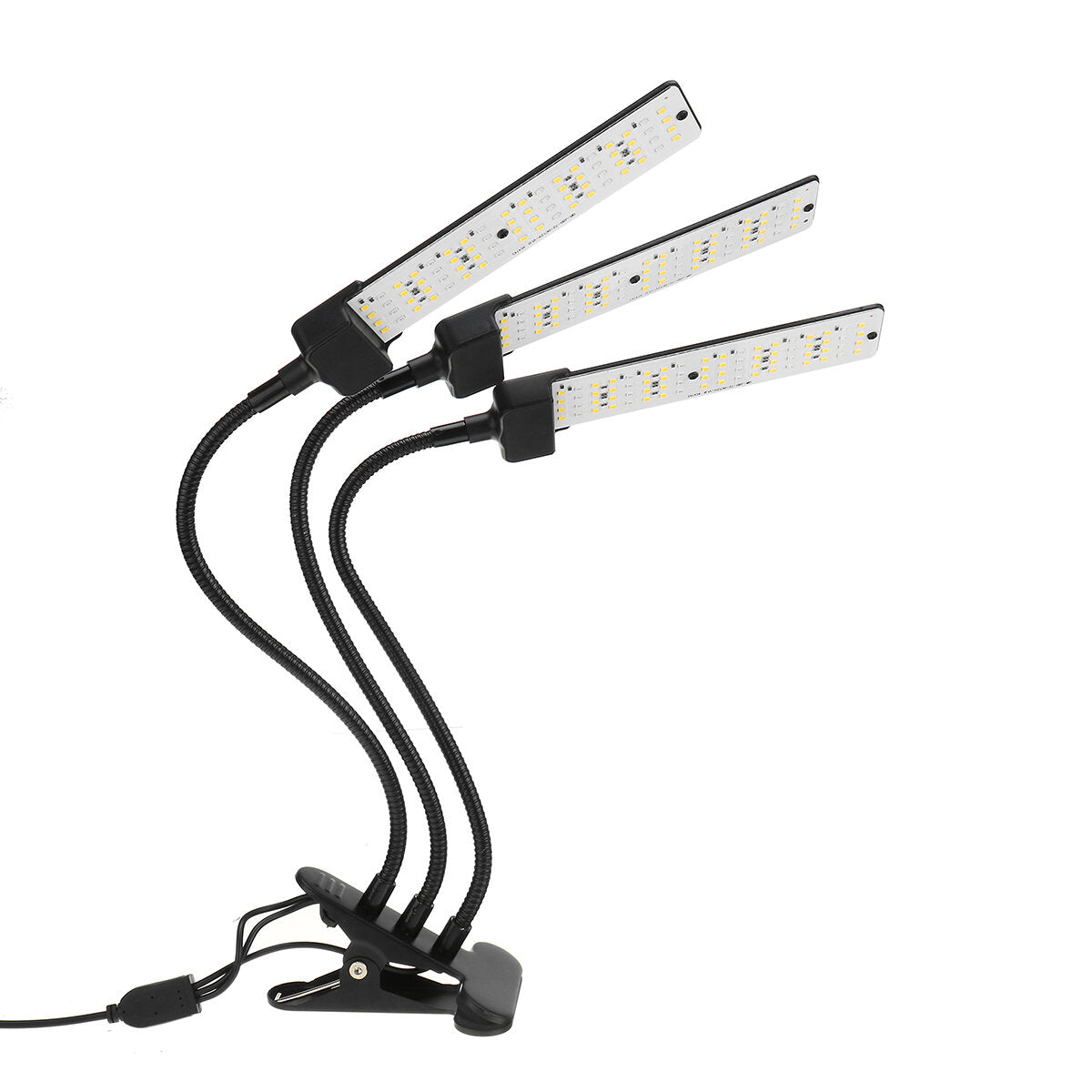 1/2/3/4 Heads USB Plant Grow Light Strip Hydroponic with Securing Clip