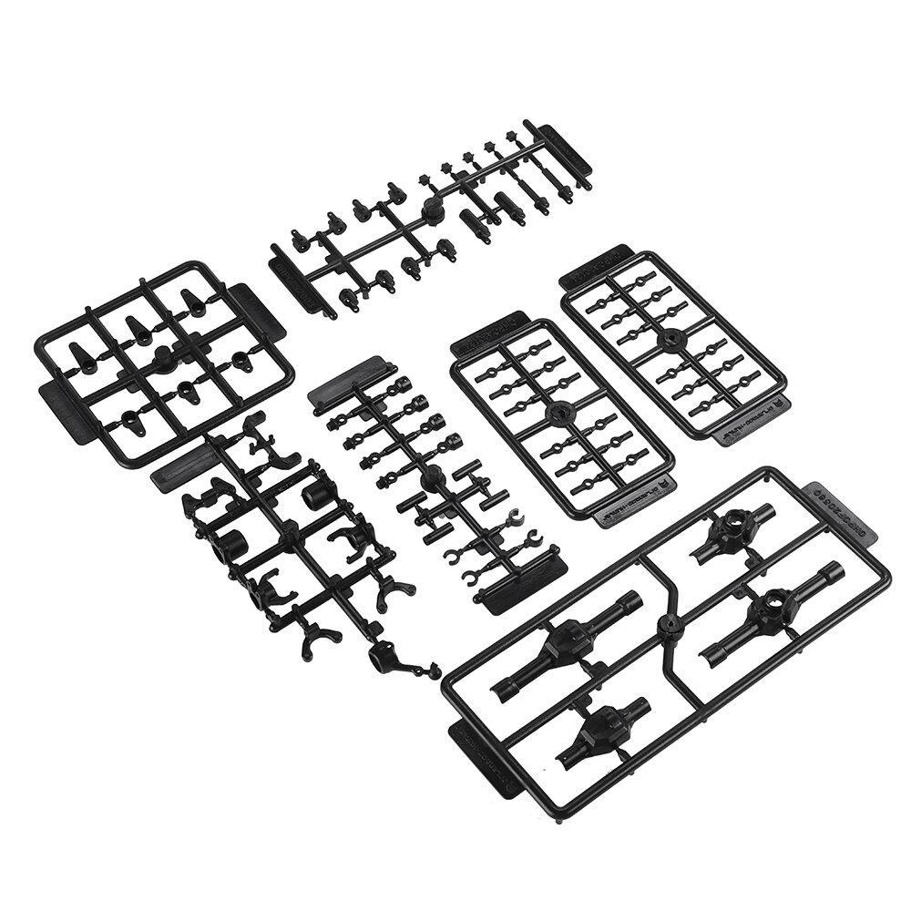 With Motor Servo TX RX 1/32 2.4G 4WD DIY Frame RC Kit Rock Crawler Car Vehicles