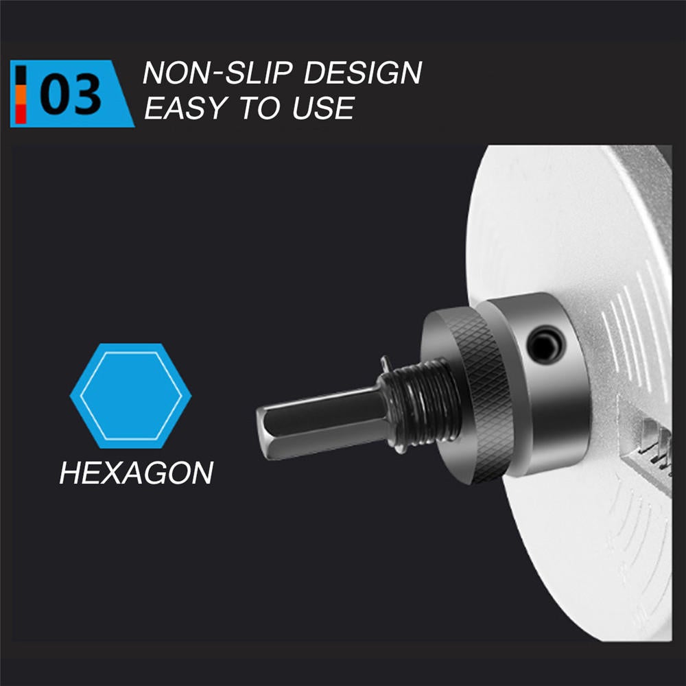 Sharp Durable Hole Saw Drill Bit Cutter Kit for Wood Gypsum