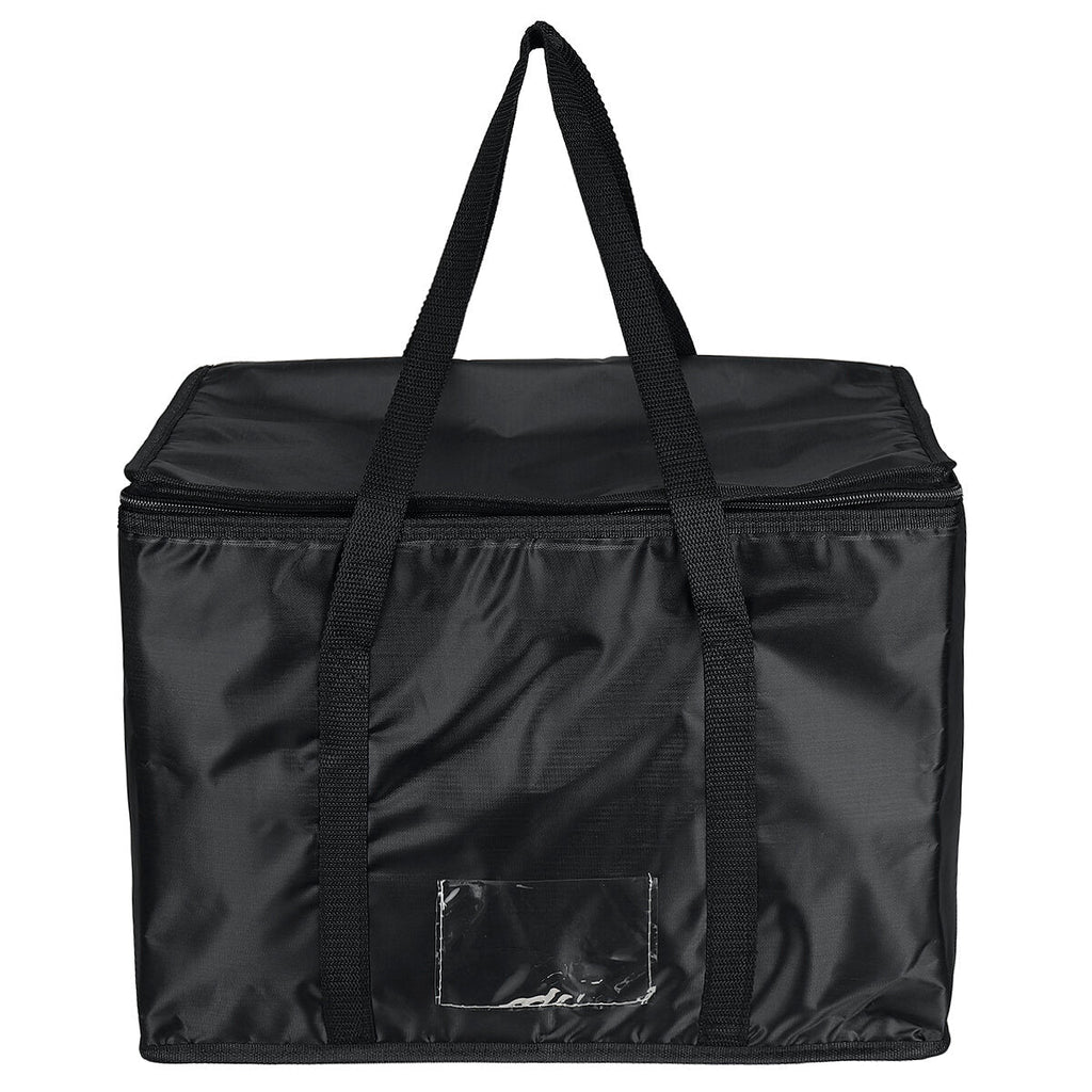 Black Oxford Cloth Insulation Bag Takeaway Storage Cnternal Composite Pearl Cotton Woven Hand Strap PE Film