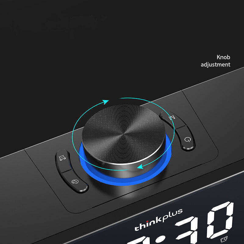 Portable bluetooh Speaker Wired Speaker LED Display Alarm Clock Bass Speaker 3.5mm AUX Desktop Speaker