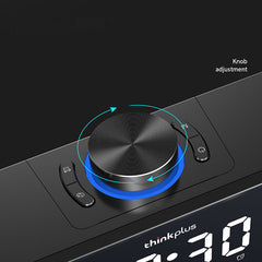 Portable bluetooh Speaker Wired Speaker LED Display Alarm Clock Bass Speaker 3.5mm AUX Desktop Speaker