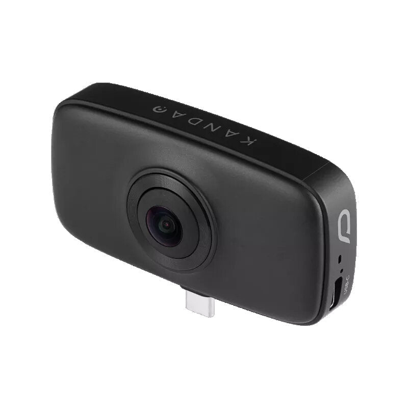 Action Camera with 4K Wide Angle Fish-Eyes Lens Plug Play Camera for USB-C Type-C Android Smartphone Live Vlog Sport Camera