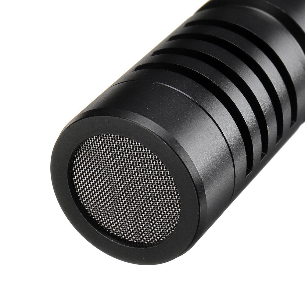 Mini Shotguns Video Condenser Microphone Compatible for Smartphone Camera Camcorder for Interview Podcast