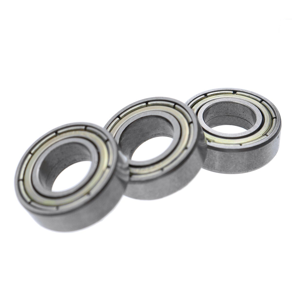 10pcs Miniature Bearings Ball Bearings Metal Double Shielded Bearing Steel