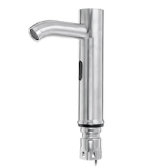 Brushed Induction Stainless Steel Faucet Single Cold Basin Hot And Water