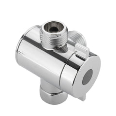 3 Way Shower Diverter Chrome G1/2 Inch T-Adapter Components Adjustable Valve Adapter