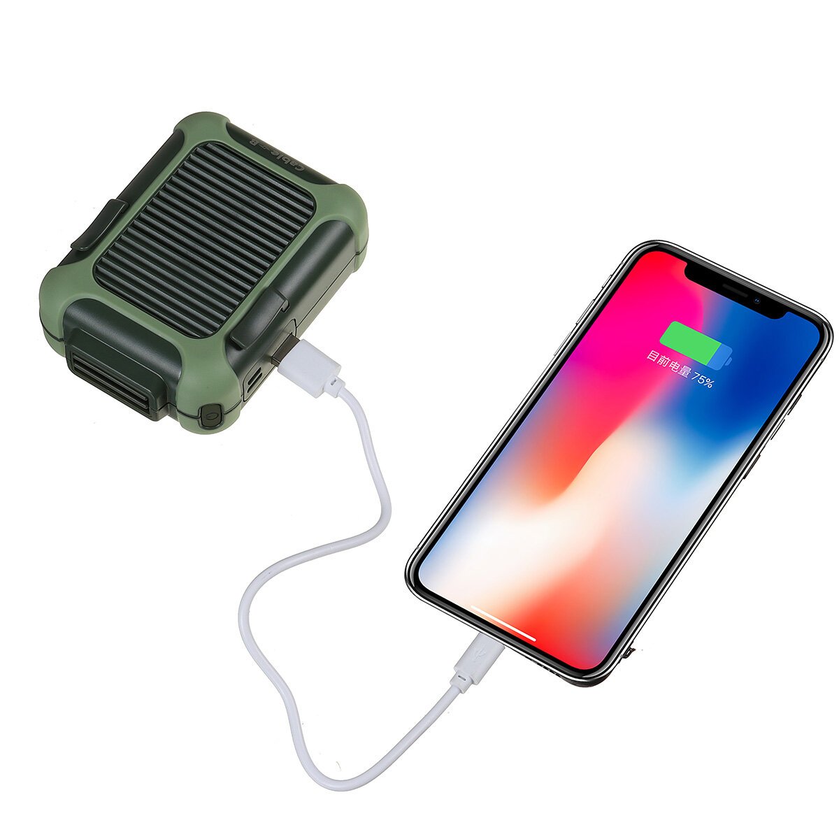 Mini Neck Air Cooler Fan Waist Clip on Fan Lazy Hands-Free Hanging Band USB Rechargeable Handheld Evaporative Cooler