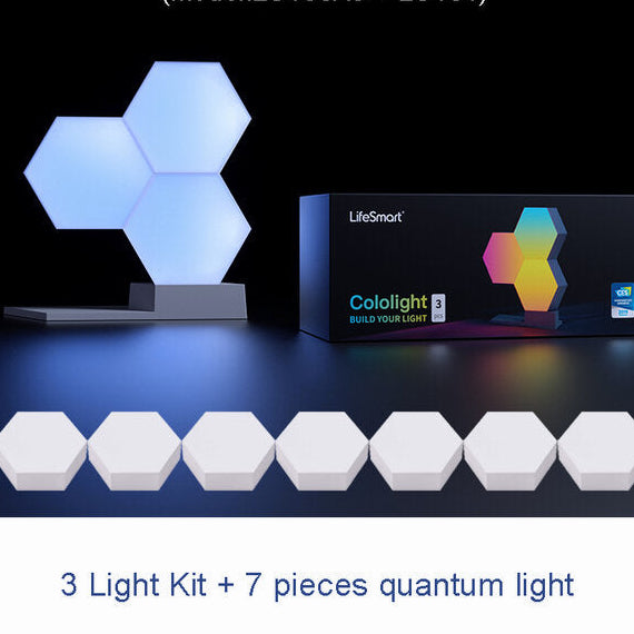 Colo-light LED Quantum Light Smart Geometry Assembling DIY Lamp WiFi Work with Google Assistant Alexa Cololight APP Smart Control