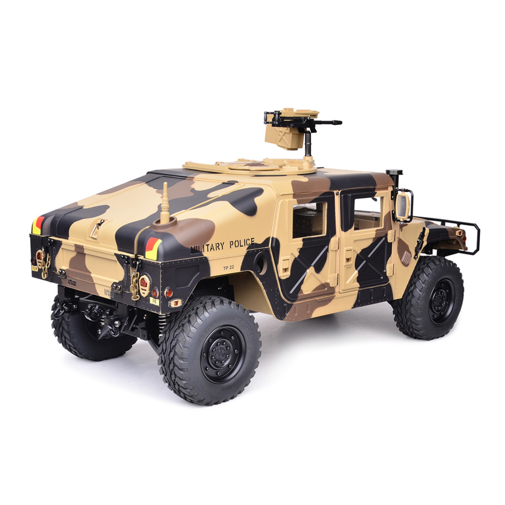 Standard 2.4G 4WD RC Car U.S.4X4 Military Vehicle Truck w/o Battery Charger in Camouflage Yellow Color