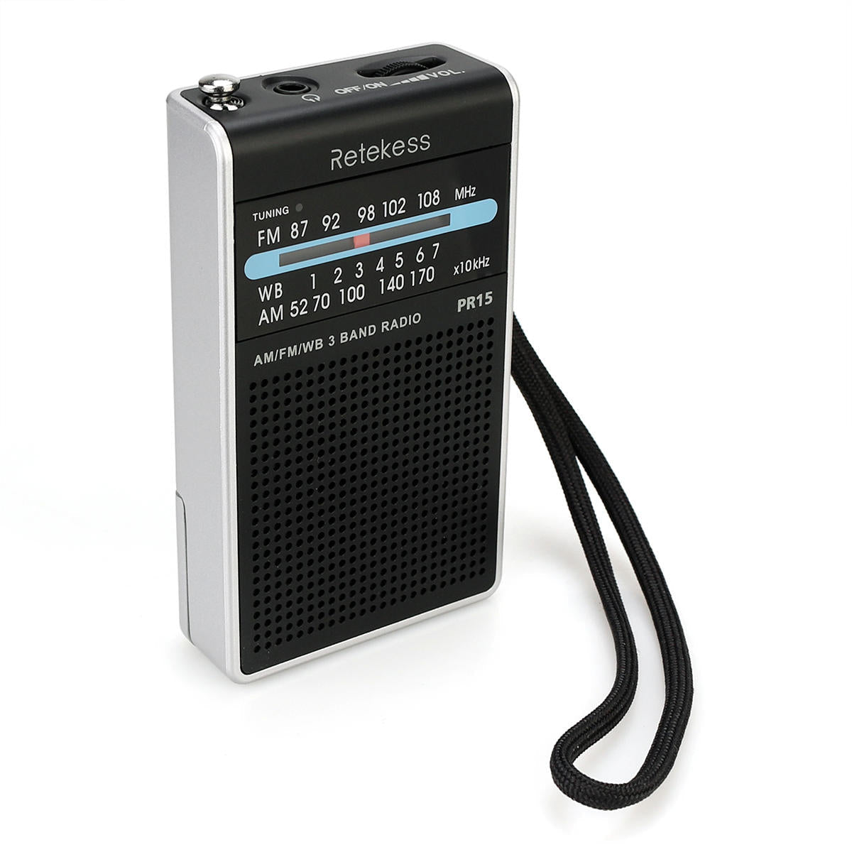 Digital Display Radio with FM AM for Family Camping Outdoor